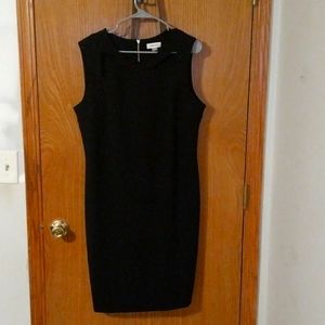 Calvin Klein Sz 16 Little Black Dress